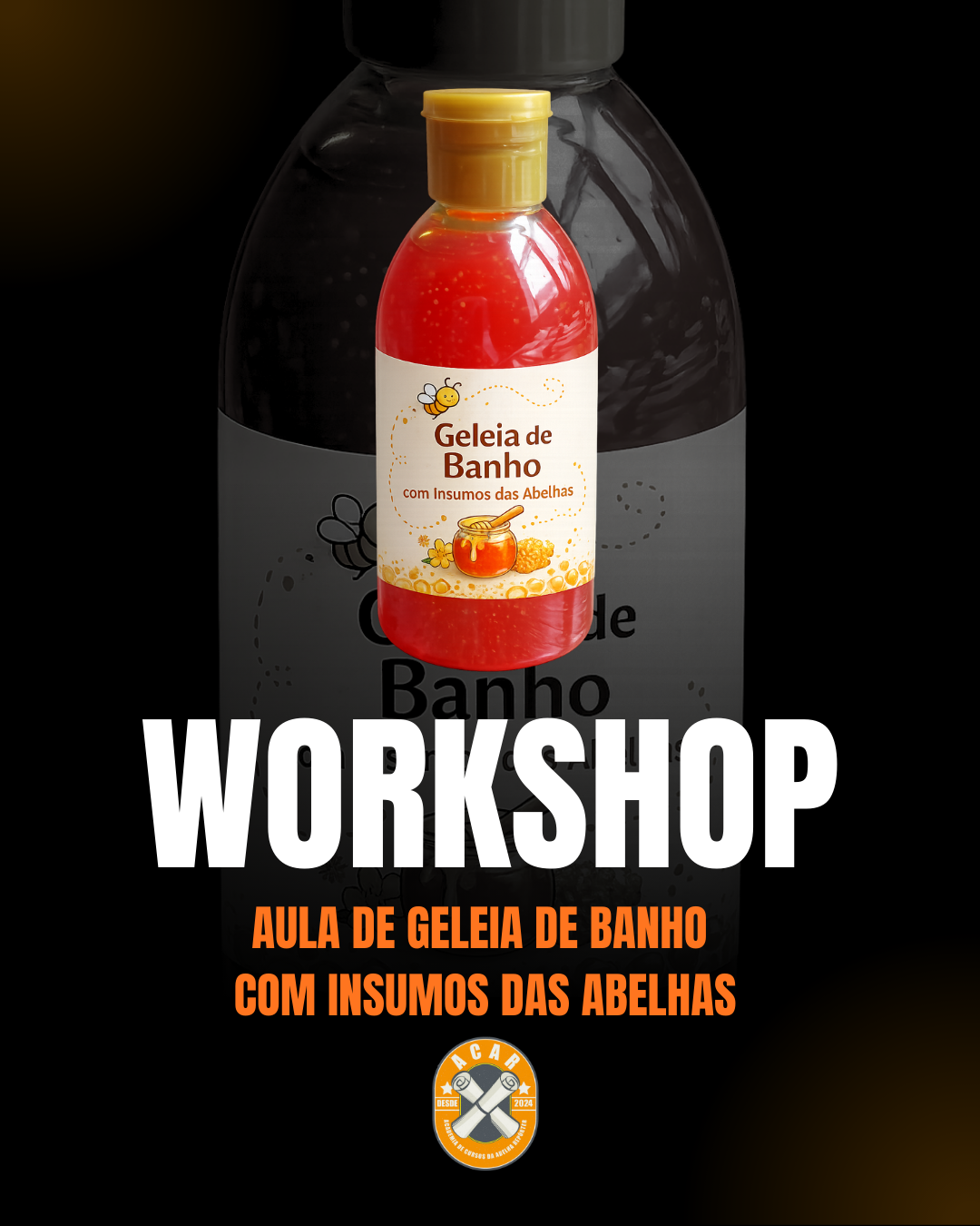 4º Workshop: Aula De Geleia de Banho com Insumos das Abelhas
